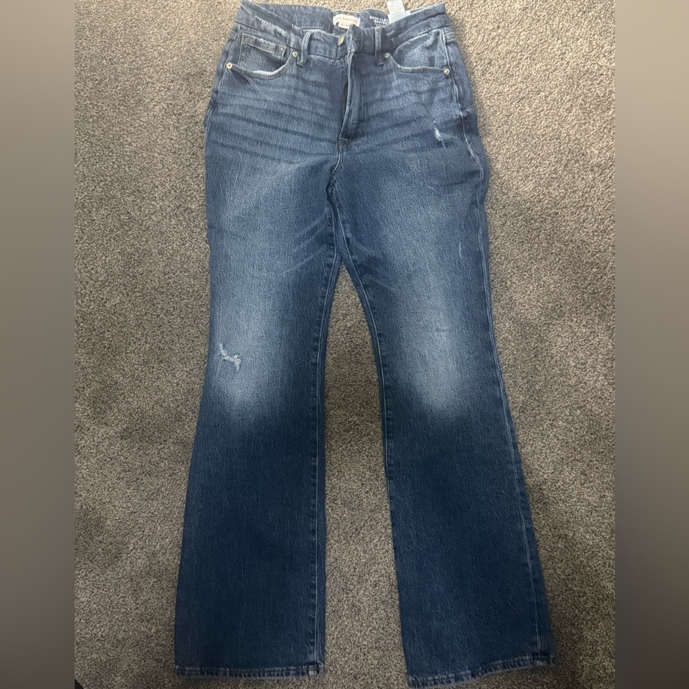 Good American Classic Blue Bootcut Jeans NWT
